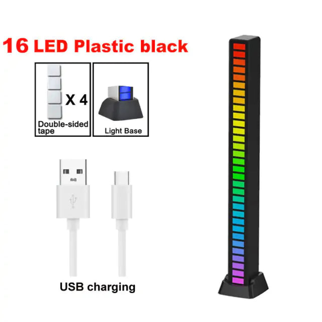 a colorful light up tower with usb charging