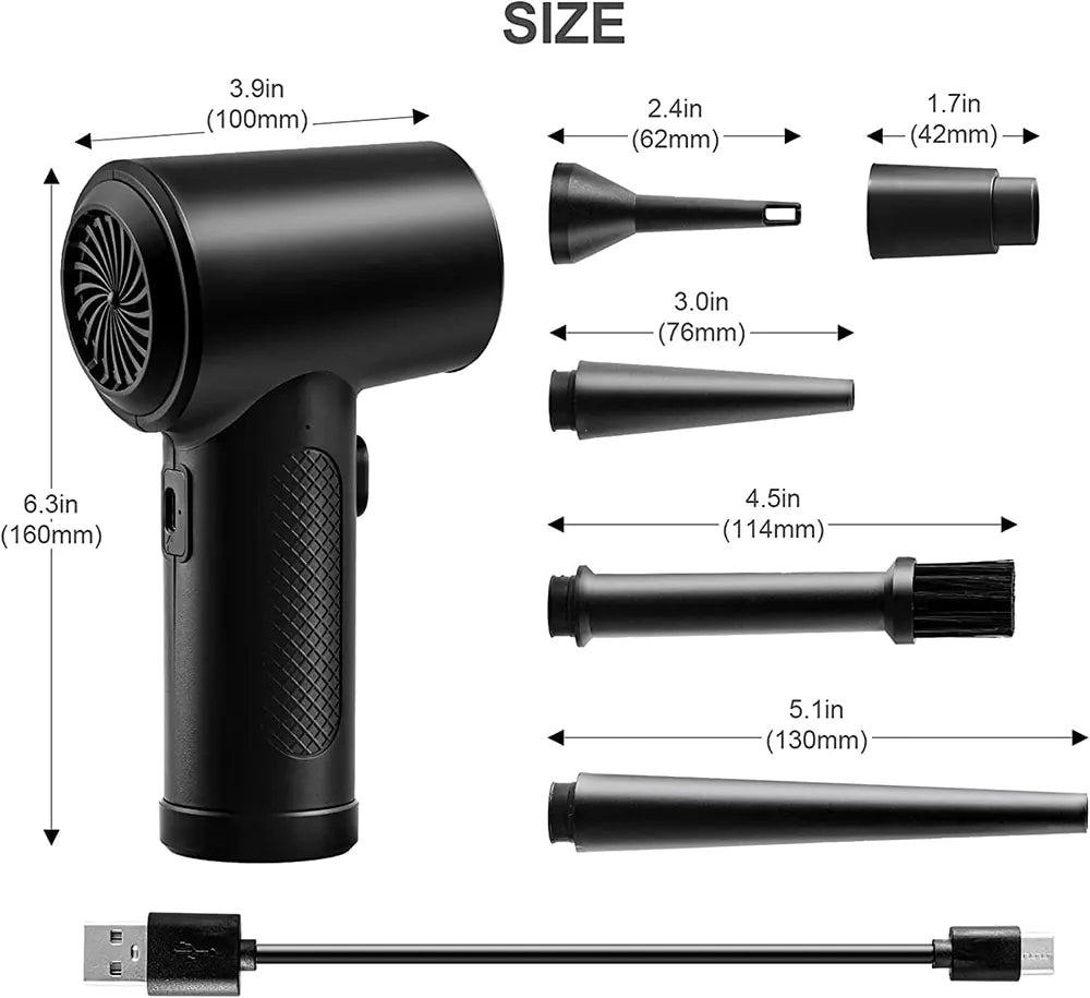 a diagram of a hair dryer and other accessories