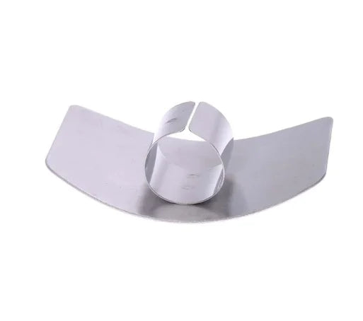 a metal object on a white background