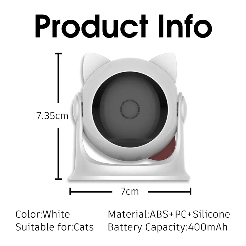 the product info for the cat camera