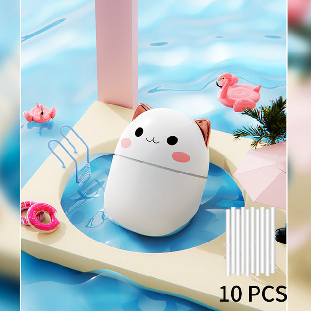 a picture of a cat in a pool of water