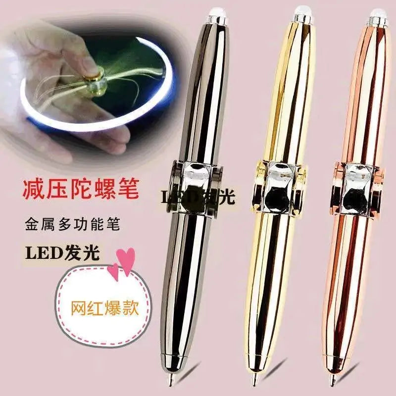 a pen with a light inside of it